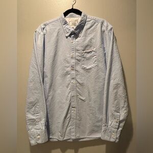 Officine Générale Men’s XXL 100% Cotton Light Blue Oxford Shirt Paris Designer